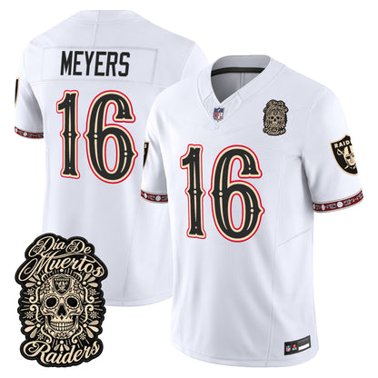 Las Vegas Raiders Día de los Muertos Vapor Limited Jersey - Stitched