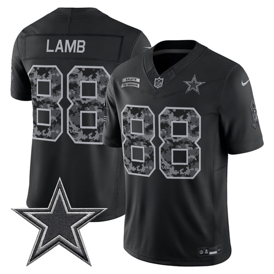 Dallas Cowboys 2026 Salute to Service Vapor Limited Jersey - All Stitched