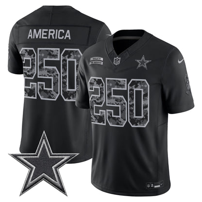 Dallas Cowboys 2026 Salute to Service Vapor Limited Jersey - All Stitched