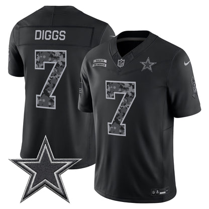 Dallas Cowboys 2026 Salute to Service Vapor Limited Jersey - All Stitched