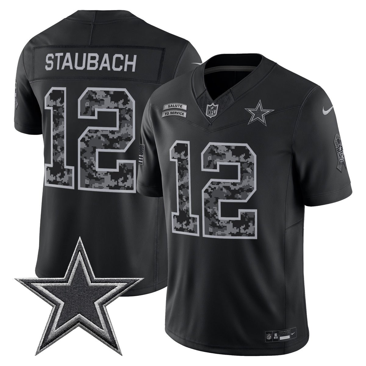 Dallas Cowboys 2026 Salute to Service Vapor Limited Jersey - All Stitched