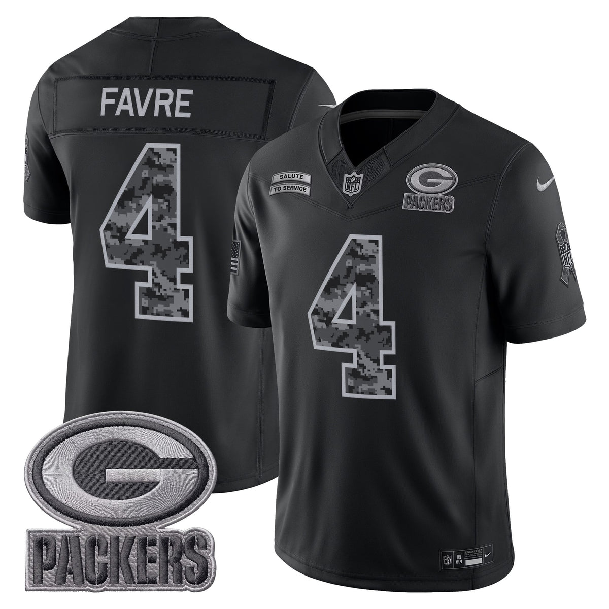 Green Bay Packers 2026 Salute to Service Vapor Limited Jersey - Stitched