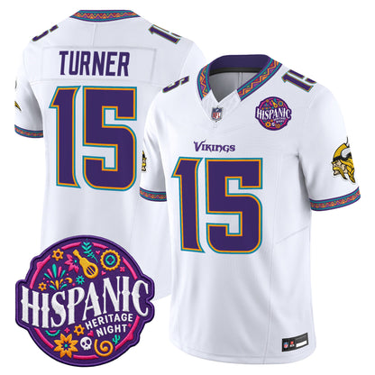 Minnesota Vikings 2026 Latino Heritage Month Vapor Limited Jersey - Stitched