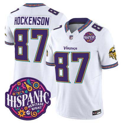 Minnesota Vikings 2026 Latino Heritage Month Vapor Limited Jersey - Stitched