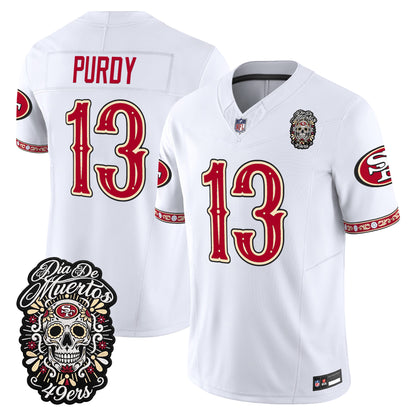  San Francisco 49ers Día de los Muertos Vapor Limited Jersey - Stitched