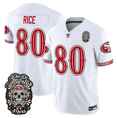  San Francisco 49ers Día de los Muertos Vapor Limited Jersey - Stitched