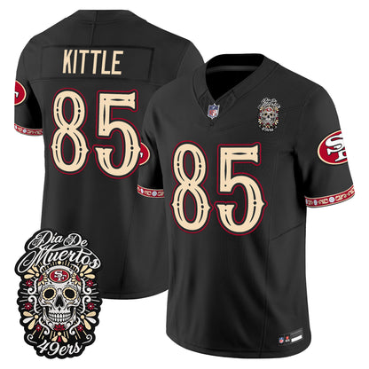  San Francisco 49ers Día de los Muertos Vapor Limited Jersey - Stitched