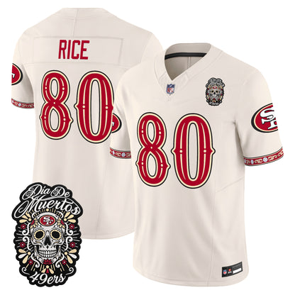  San Francisco 49ers Día de los Muertos Vapor Limited Jersey - Stitched