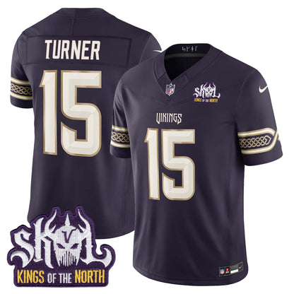 Men's Minnesota Vikings 2026 "Rivalries" Vapor Limited Jersey - Kings Of The North Patch - All Stitched