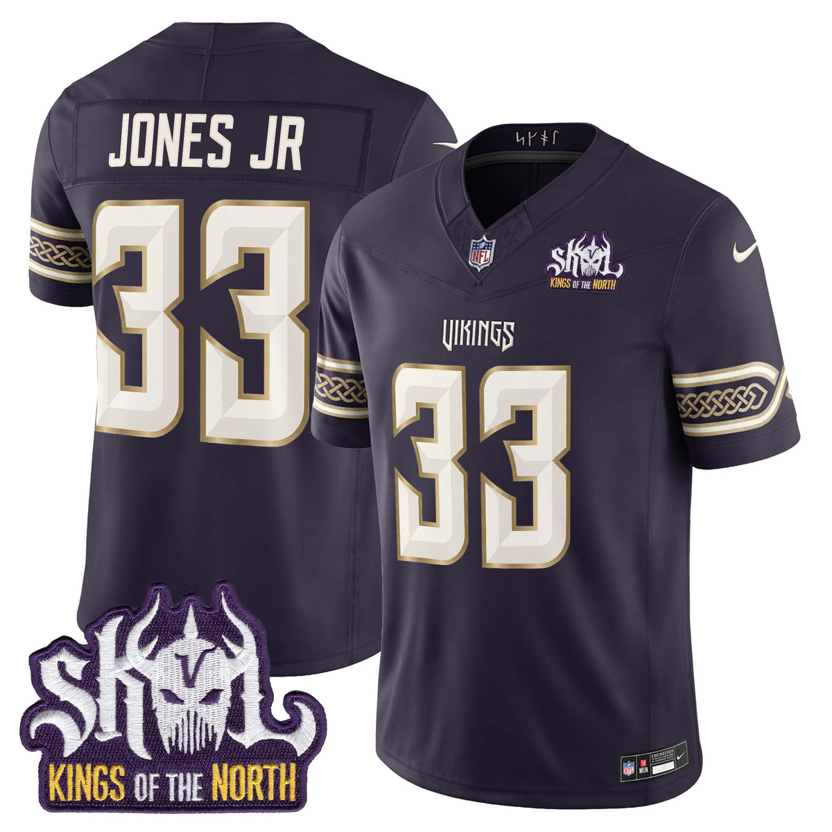 Men's Minnesota Vikings 2026 "Rivalries" Vapor Limited Jersey - Kings Of The North Patch - All Stitched