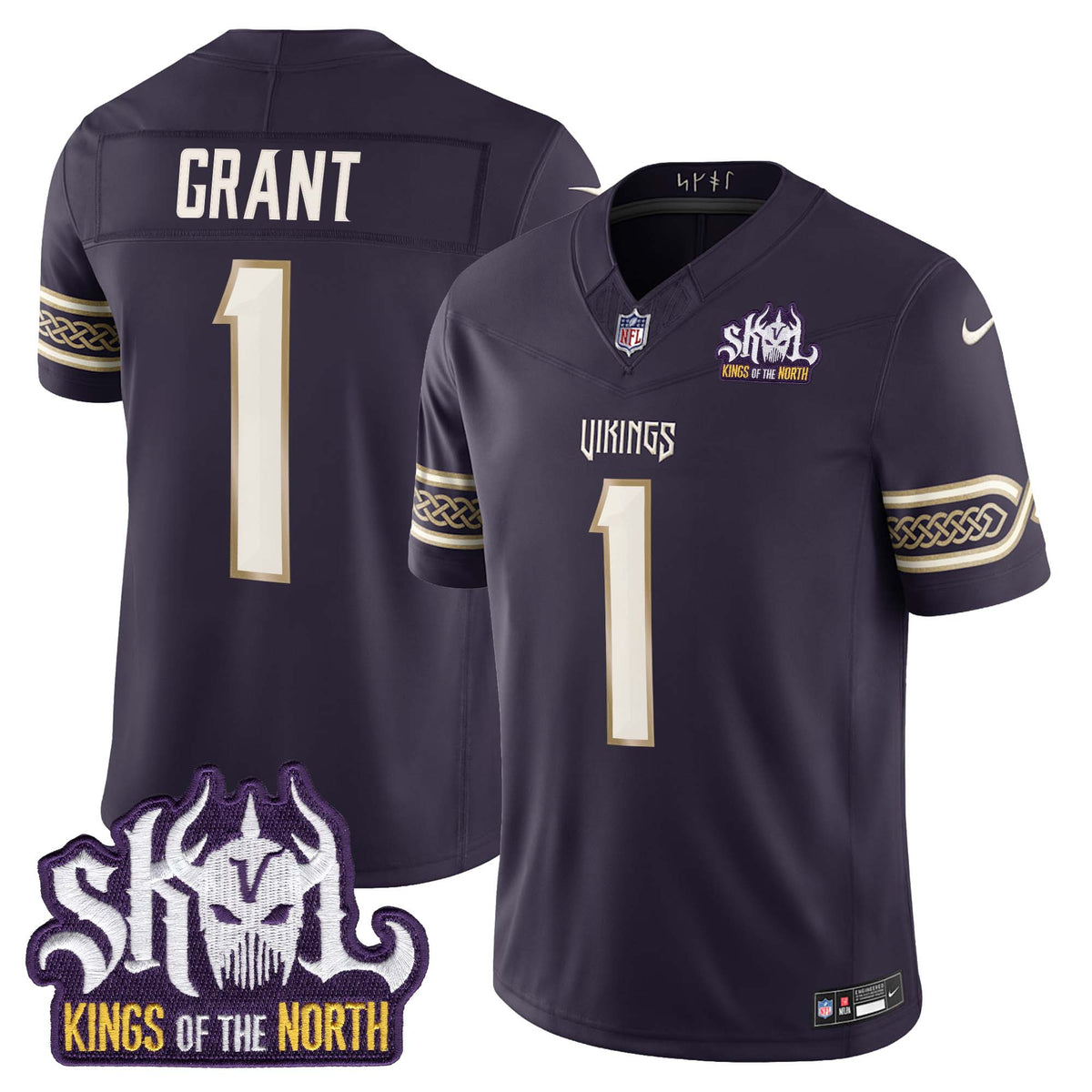 Men's Minnesota Vikings 2026 "Rivalries" Vapor Limited Jersey - Kings Of The North Patch - All Stitched