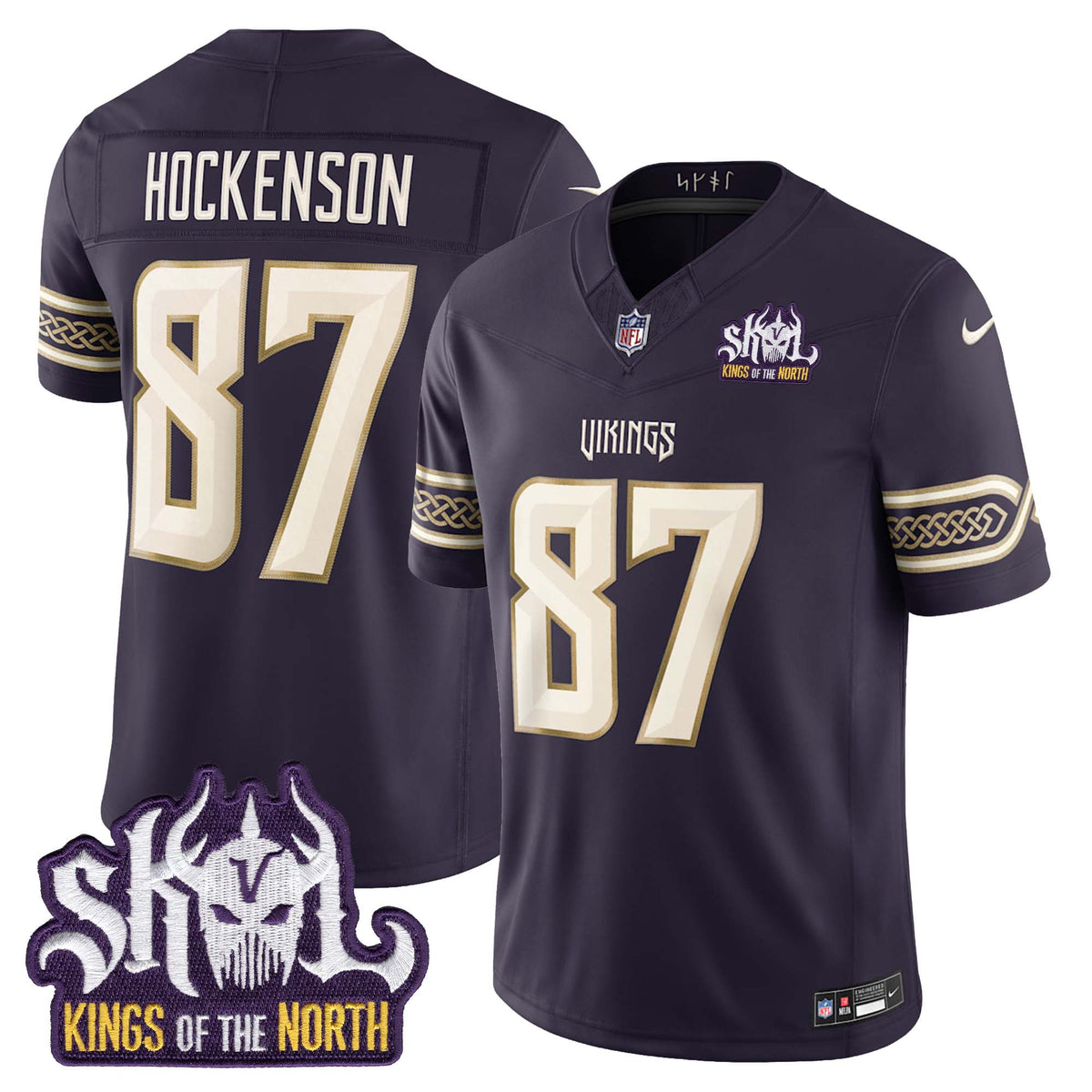 Men's Minnesota Vikings 2026 "Rivalries" Vapor Limited Jersey - Kings Of The North Patch - All Stitched