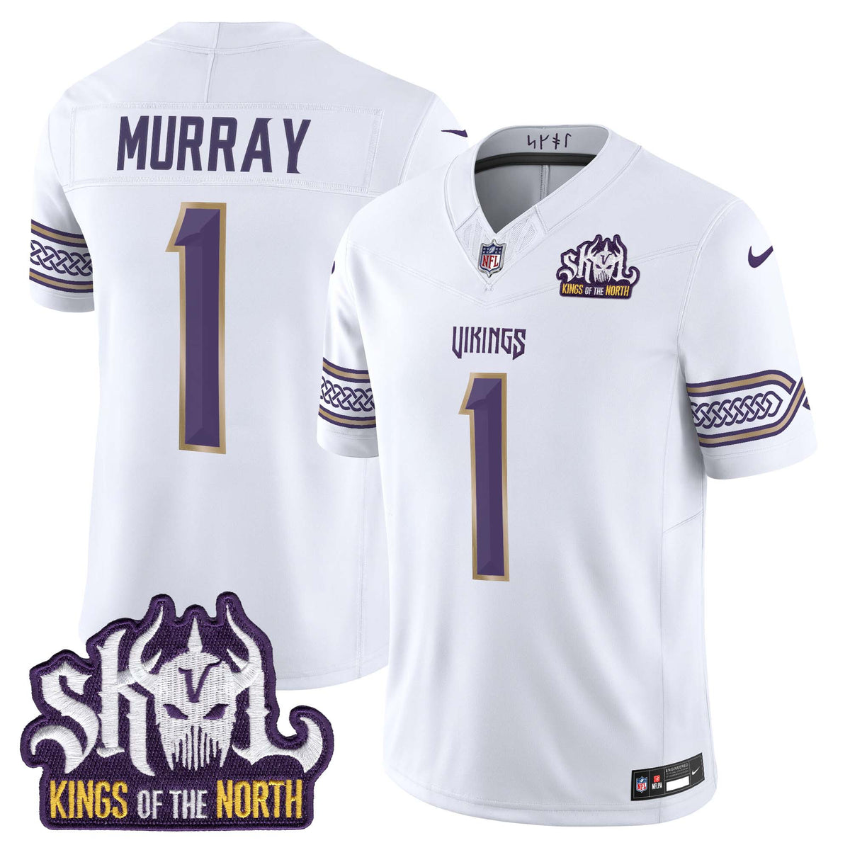 Men's Minnesota Vikings 2026 "Rivalries" Vapor Limited Jersey - Kings Of The North Patch - All Stitched