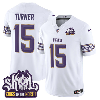 Men's Minnesota Vikings 2026 "Rivalries" Vapor Limited Jersey - Kings Of The North Patch - All Stitched
