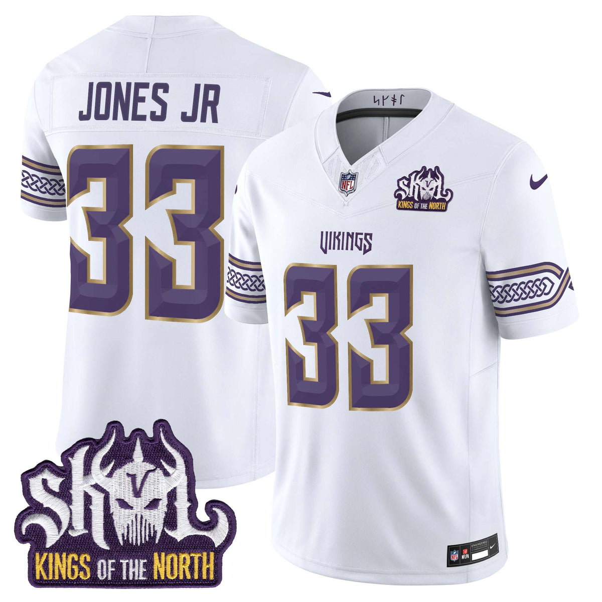 Men's Minnesota Vikings 2026 "Rivalries" Vapor Limited Jersey - Kings Of The North Patch - All Stitched