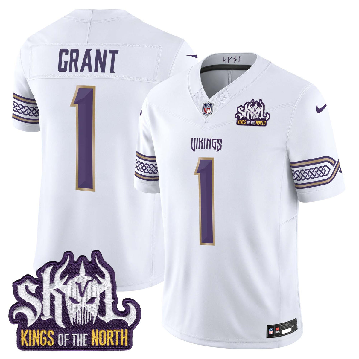 Men's Minnesota Vikings 2026 "Rivalries" Vapor Limited Jersey - Kings Of The North Patch - All Stitched
