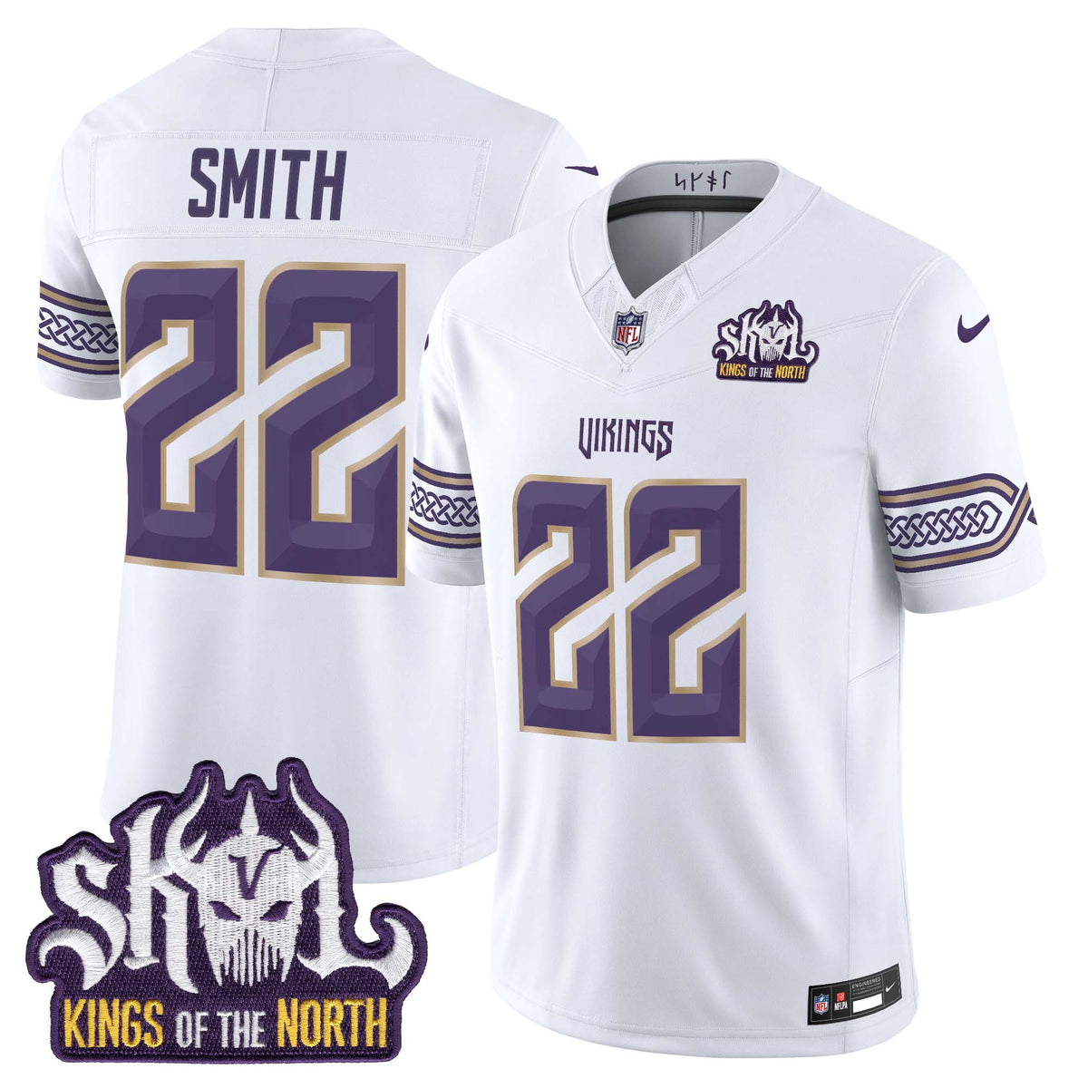 Men's Minnesota Vikings 2026 "Rivalries" Vapor Limited Jersey - Kings Of The North Patch - All Stitched