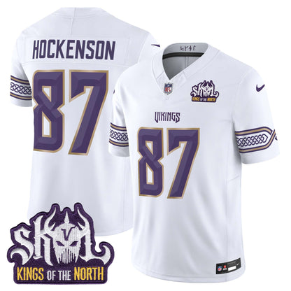 Men's Minnesota Vikings 2026 "Rivalries" Vapor Limited Jersey - Kings Of The North Patch - All Stitched