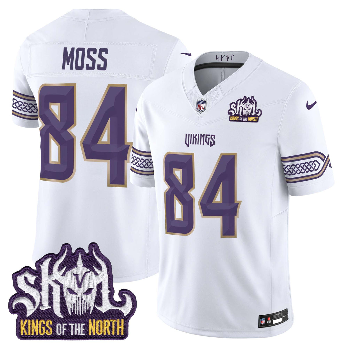 Men's Minnesota Vikings 2026 "Rivalries" Vapor Limited Jersey - Kings Of The North Patch - All Stitched
