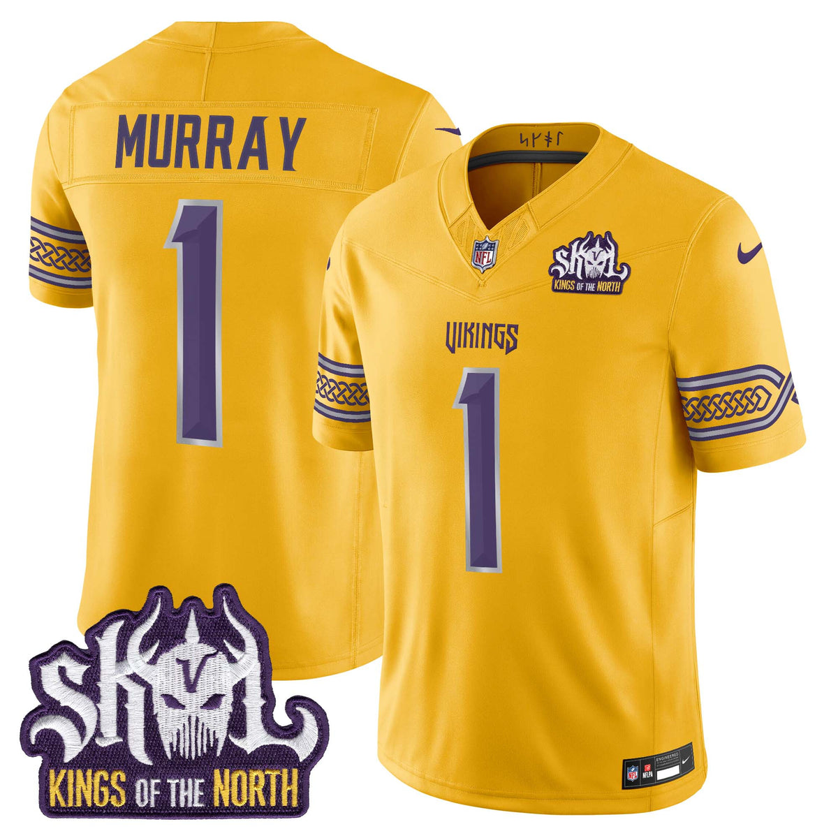 Men's Minnesota Vikings 2026 "Rivalries" Vapor Limited Jersey - Kings Of The North Patch - All Stitched