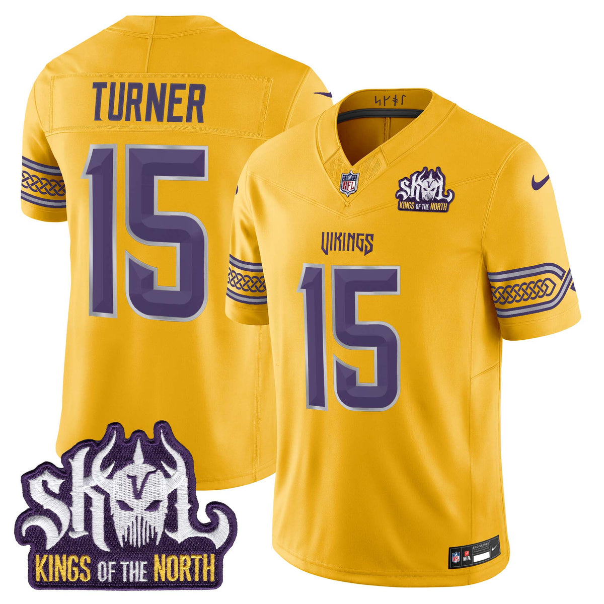 Men's Minnesota Vikings 2026 "Rivalries" Vapor Limited Jersey - Kings Of The North Patch - All Stitched