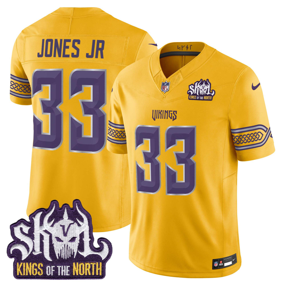 Men's Minnesota Vikings 2026 "Rivalries" Vapor Limited Jersey - Kings Of The North Patch - All Stitched