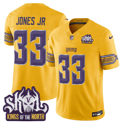 Men's Minnesota Vikings 2026 "Rivalries" Vapor Limited Jersey - Kings Of The North Patch - All Stitched