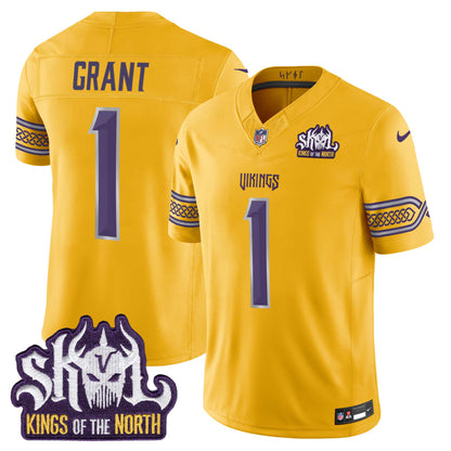 Men's Minnesota Vikings 2026 "Rivalries" Vapor Limited Jersey - Kings Of The North Patch - All Stitched