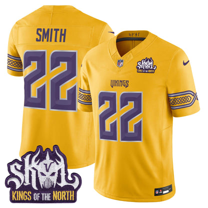 Men's Minnesota Vikings 2026 "Rivalries" Vapor Limited Jersey - Kings Of The North Patch - All Stitched