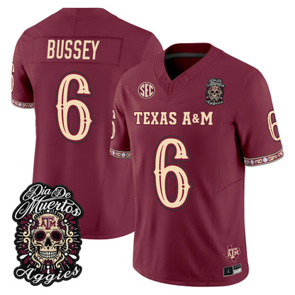  Texas A&M Aggies Día de los Muertos Vapor Limited Jersey - Stitched