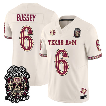  Texas A&M Aggies Día de los Muertos Vapor Limited Jersey - Stitched