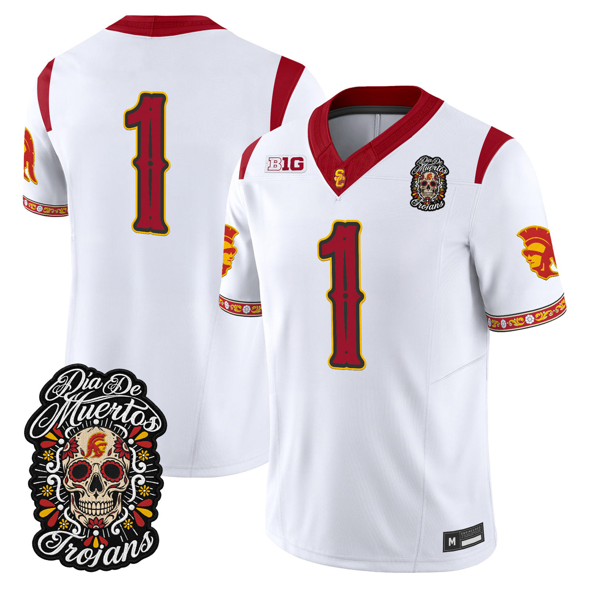  USC Trojans Día de los Muertos Vapor Limited Jersey - Stitched
