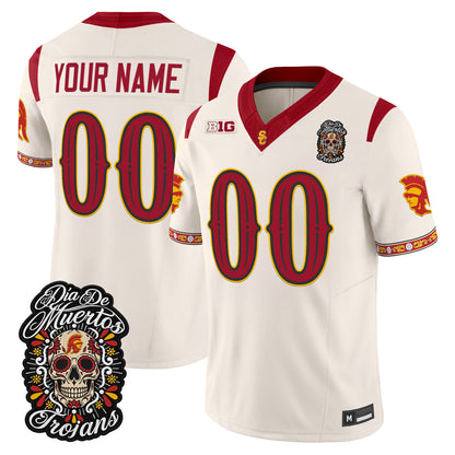 USC Trojans Día de los Muertos Vapor Limited Custom Jersey - Stitched