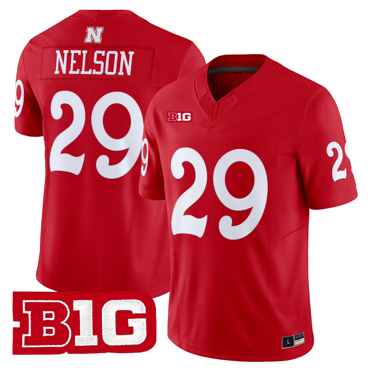 Nebraska Cornhuskers 1962 Throwback Vapor Limited Jersey - All Stitched