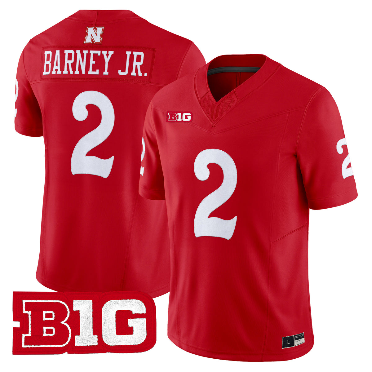 Nebraska Cornhuskers 1962 Throwback Vapor Limited Jersey - All Stitched