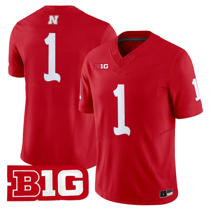 Nebraska Cornhuskers 1962 Throwback Vapor Limited Jersey - All Stitched