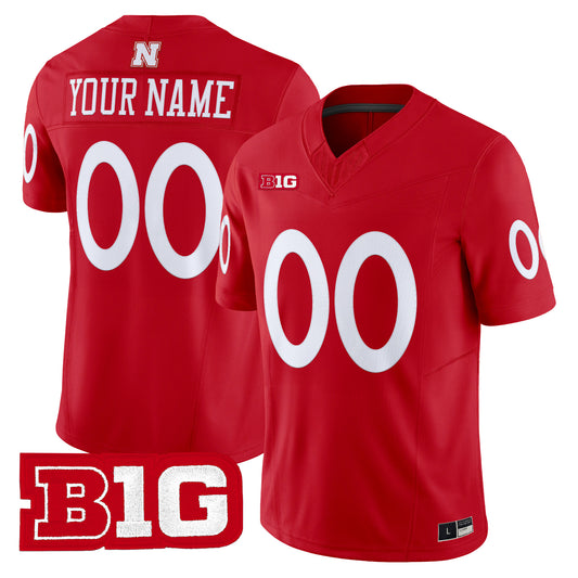 Nebraska Cornhuskers 1962 Throwback Vapor Limited Custom Jersey - All Stitched