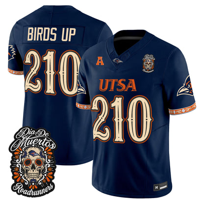  UTSA Roadrunners Día de los Muertos Vapor Limited Jersey - Stitched