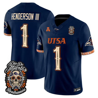  UTSA Roadrunners Día de los Muertos Vapor Limited Jersey - Stitched