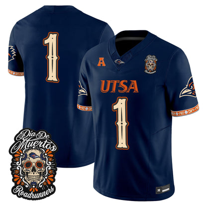 Men's UTSA Roadrunners Día de los Muertos Vapor Limited Jersey - All Stitched