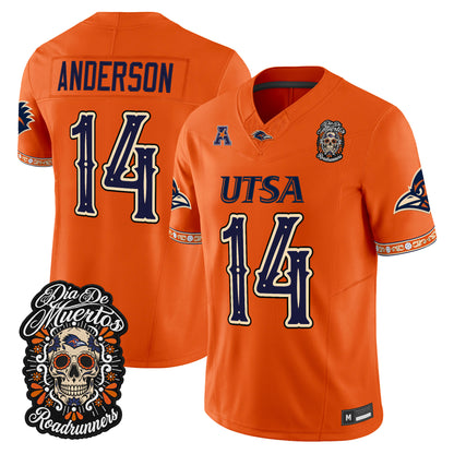  UTSA Roadrunners Día de los Muertos Vapor Limited Jersey - Stitched
