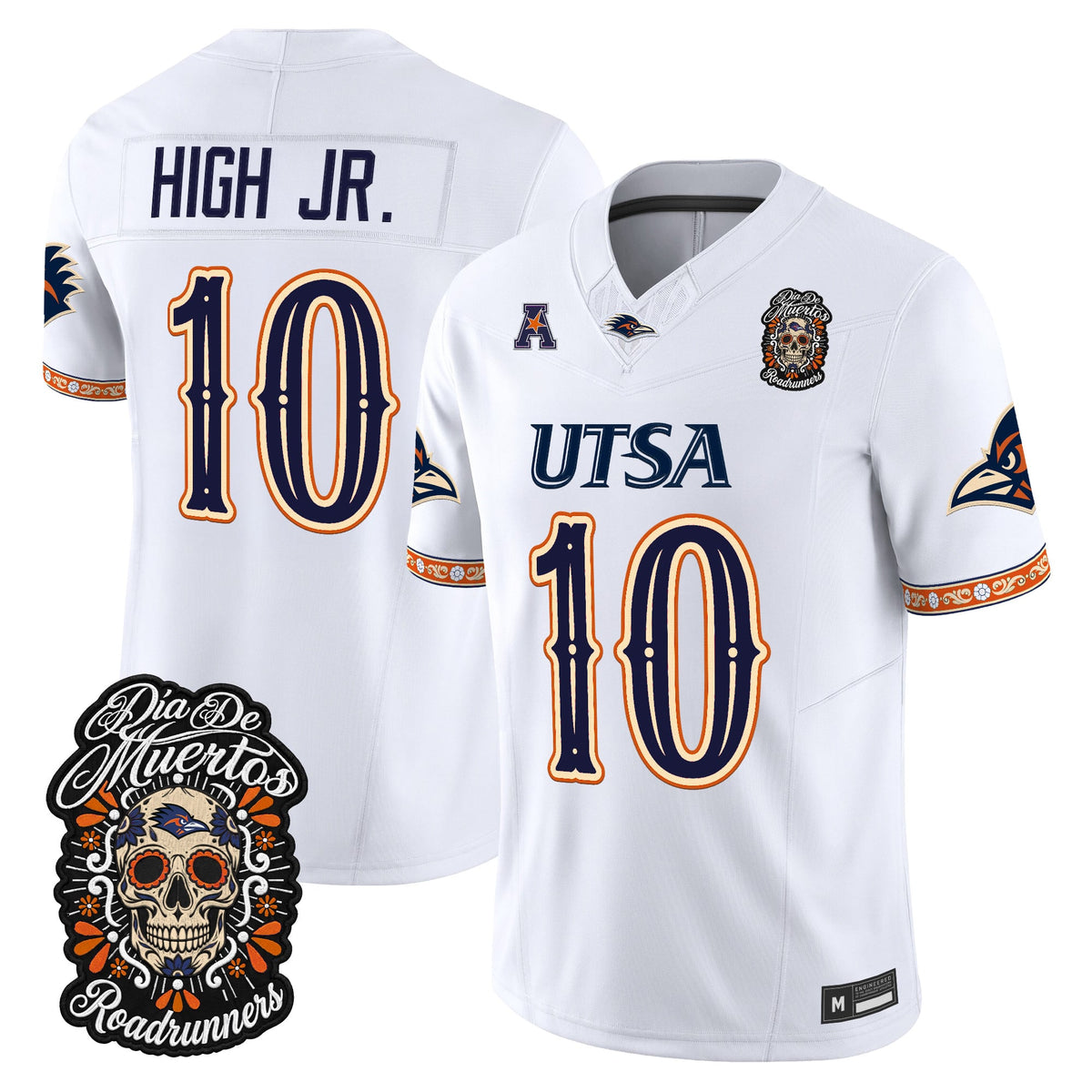 Men's UTSA Roadrunners Día de los Muertos Vapor Limited Jersey - All Stitched