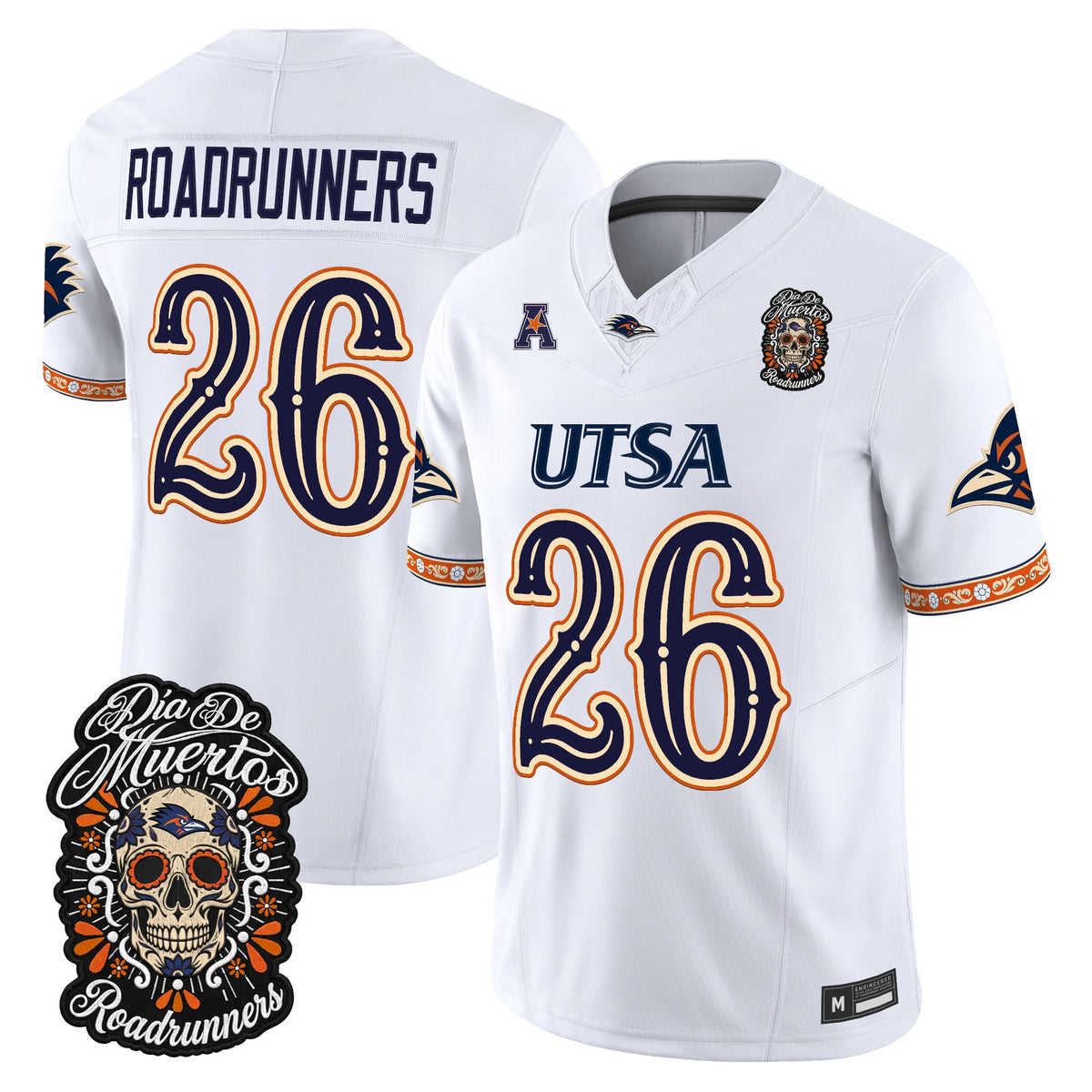 Men's UTSA Roadrunners Día de los Muertos Vapor Limited Jersey - All Stitched