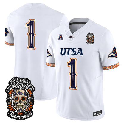  UTSA Roadrunners Día de los Muertos Vapor Limited Jersey - Stitched