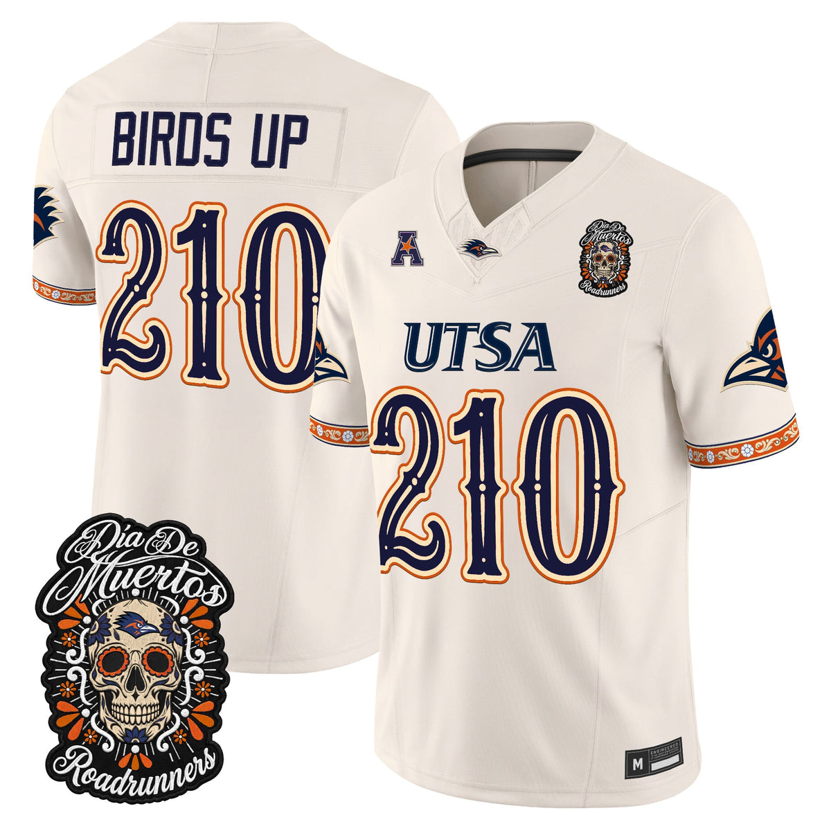 Men's UTSA Roadrunners Día de los Muertos Vapor Limited Jersey - All Stitched