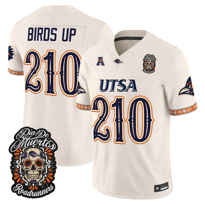Men's UTSA Roadrunners Día de los Muertos Vapor Limited Jersey - All Stitched