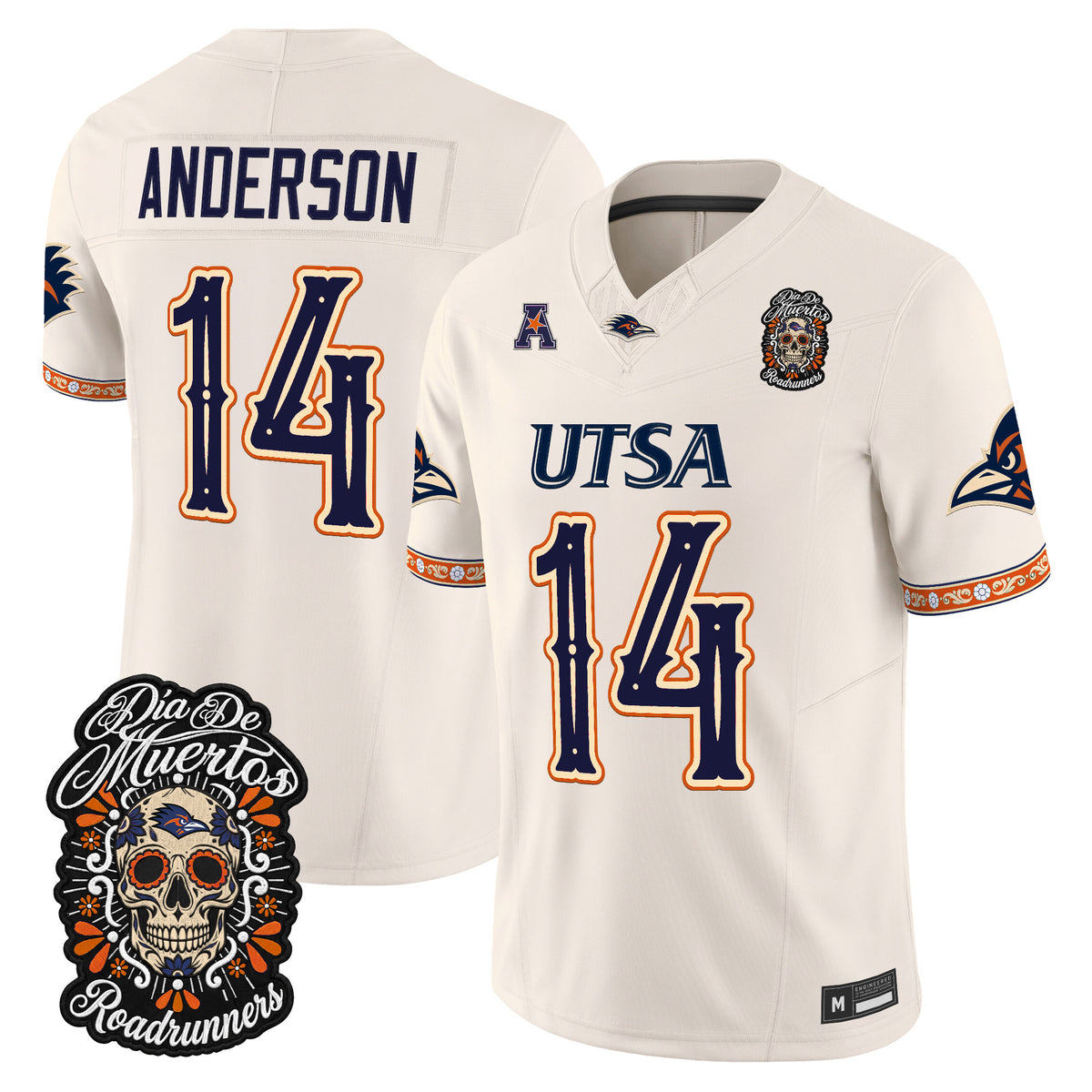  UTSA Roadrunners Día de los Muertos Vapor Limited Jersey - Stitched