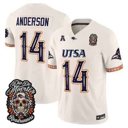  UTSA Roadrunners Día de los Muertos Vapor Limited Jersey - Stitched