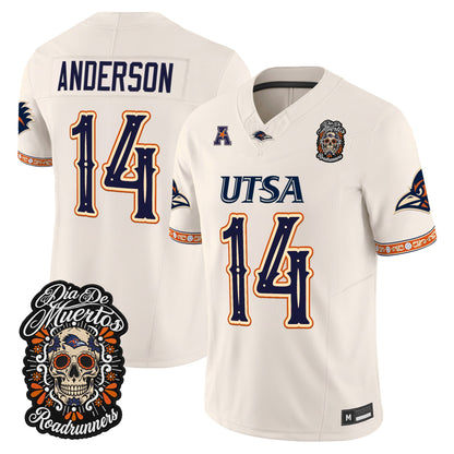 Men's UTSA Roadrunners Día de los Muertos Vapor Limited Jersey - All Stitched