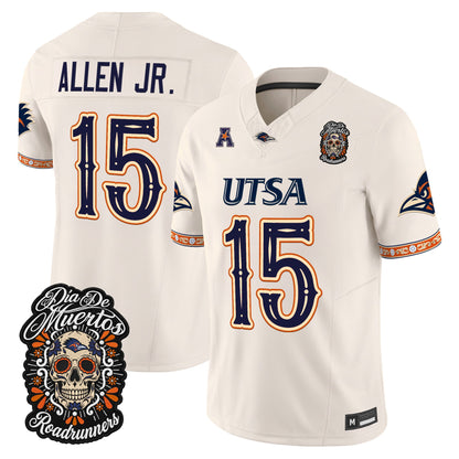 Men's UTSA Roadrunners Día de los Muertos Vapor Limited Jersey - All Stitched